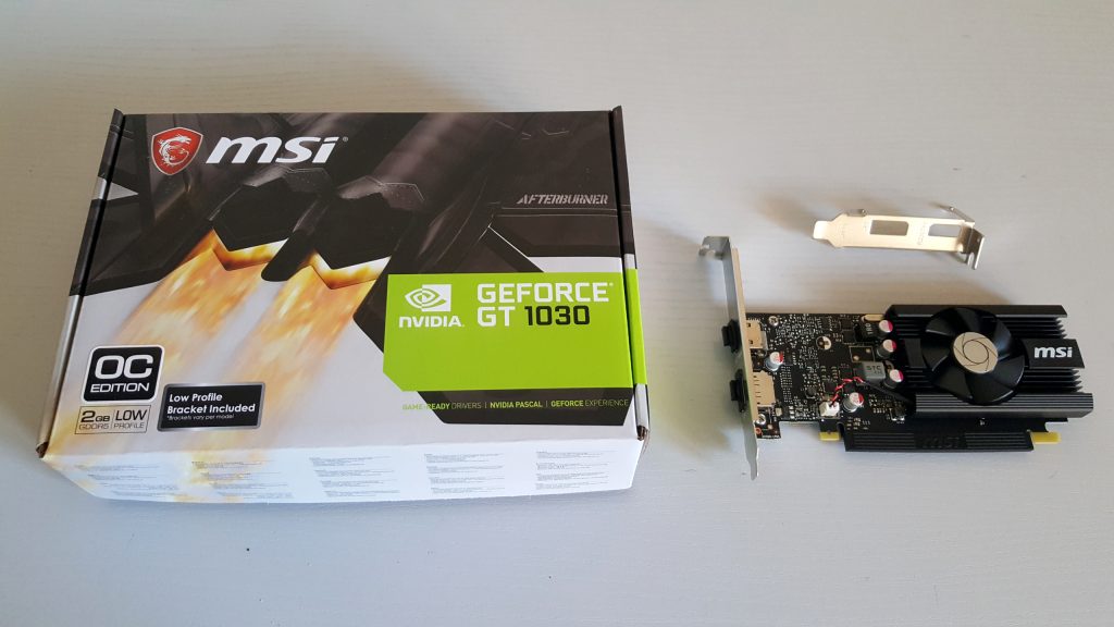 MSI nVidia GeForce GT1030 2G GDDR5 LP OC