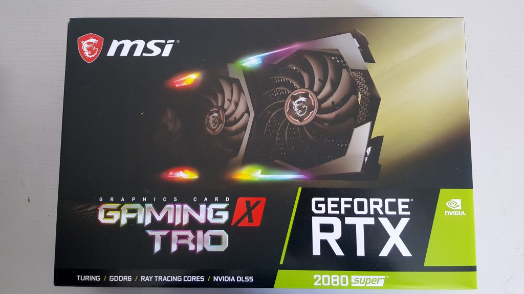 MSI RTX 2080S Gaming X Trio (boîte)