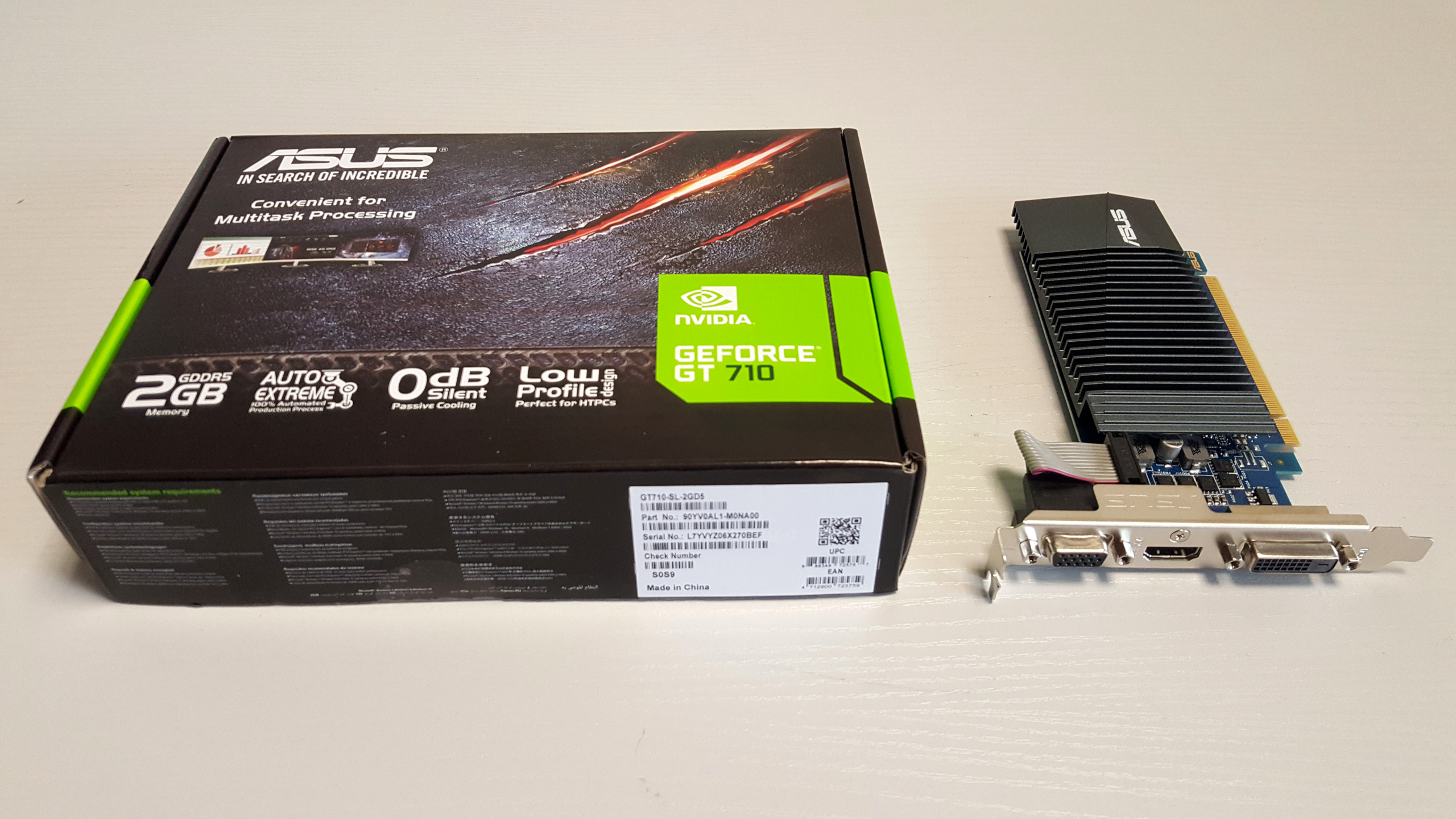 Asus GT710 SL 2GD5 - Cartes graphique - Sun Valley Systems