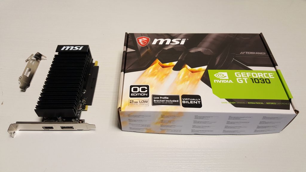 MSI nVidia GeForce GT1030 2GH GDDR5 LP OC