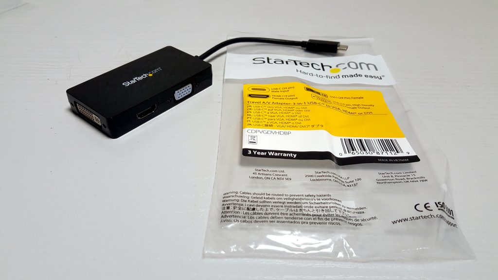 Startech USB-C vers VGA HDMI DVI