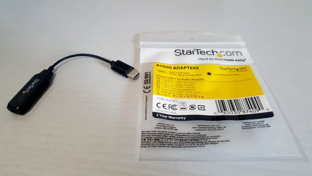 StarTech USB-C jack 3.5mm