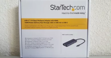 Startech USB-C vers Ethernet HDMI USB-A Power Delivery carton