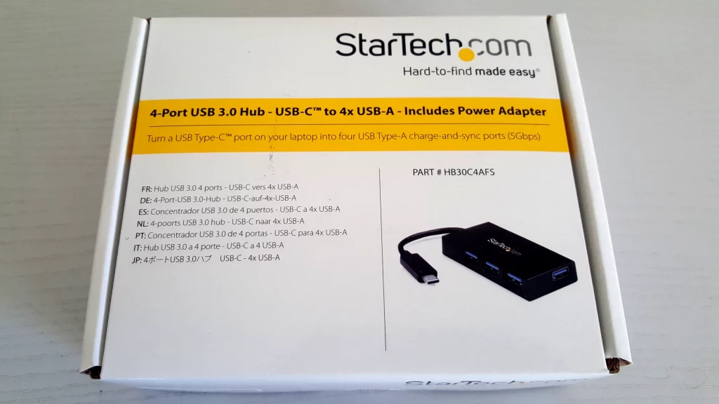 StarTech HUB USB-C 4xUSB-A HB30C4A