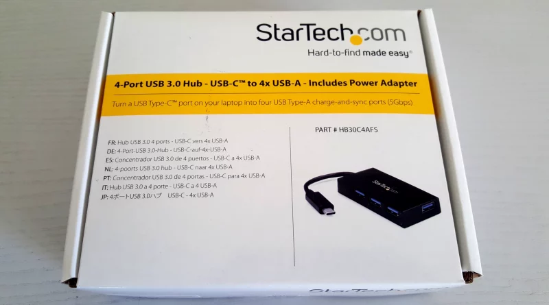 StarTech HUB USB-C 4xUSB-A HB30C4A