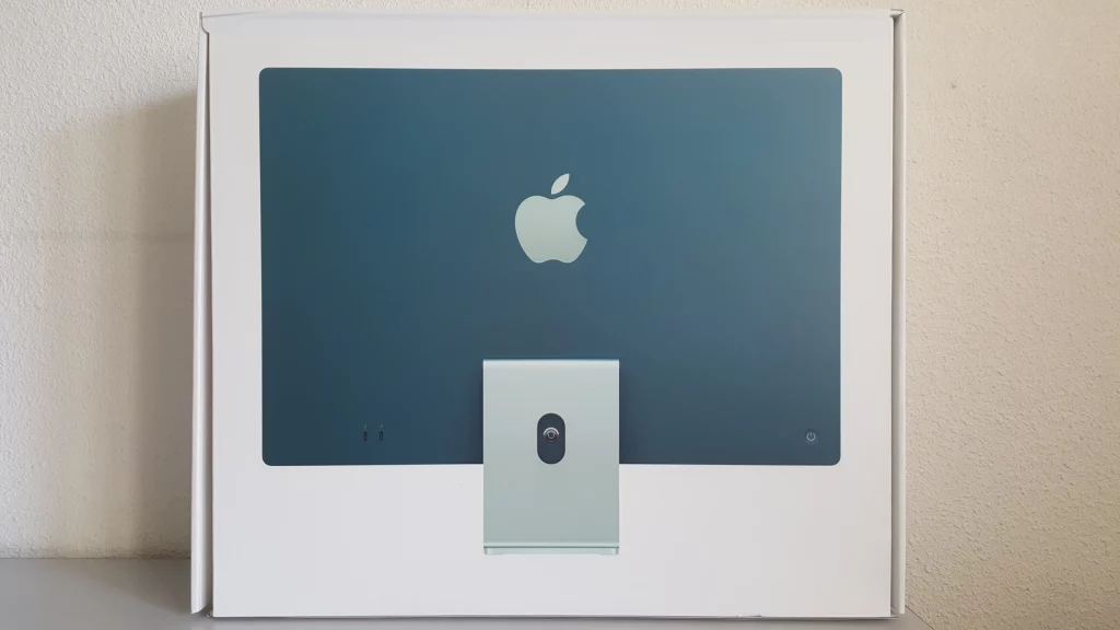 iMac 24" Apple M1 à 7 coeurs graphique, 8 Go, 256 Go carton 2