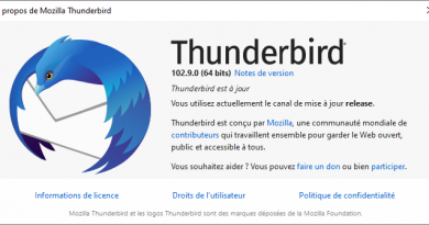 Mozilla Thunderbird 102.9 À propos